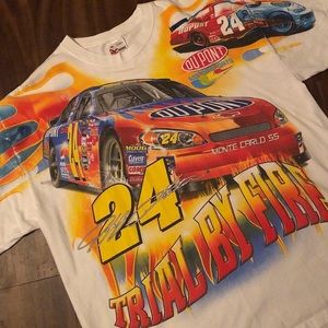 Jeff Gordon All Over Print Nascar Tee Vintage